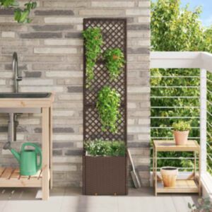 Pood24 Taimekast Pruun 35 x 30 x 135 cm Metall