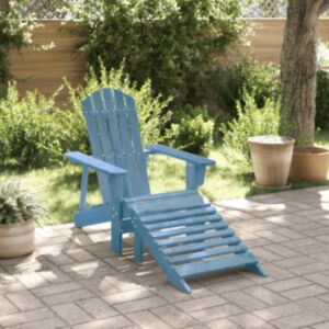 Pood24 Adirondack tool jalatoega, sinine, kuusepuit