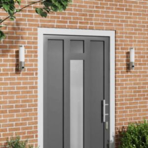 Pood24 Välisseina Lambid 2 pcs Hõbedane 12 x 7.5 x 29 cm