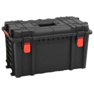 Pood24 kaasaskantav transpordikohver, must, 57x35x32,5 cm, PP