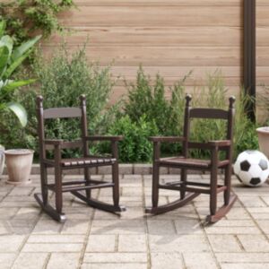 Pood24 kiiktoolid lastele 2 tk, pruun, paplipuit