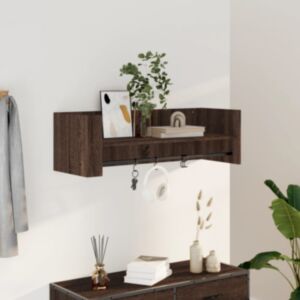 Pood24 seinariiul, pruun tamm, 100x35x30,5 cm, tehispuit