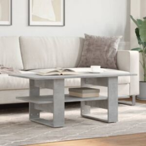 Pood24 kohvilaud, betoonhall, 102 x 55 x 42 cm, tehispuit