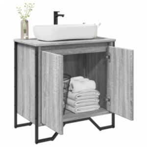 Pood24 valamukapp, hall Sonoma tamm, 60x35x60 cm, tehispuit