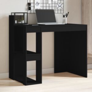 Pood24 kontorilaud, must, 103,5x56,5x94 cm, tehispuit