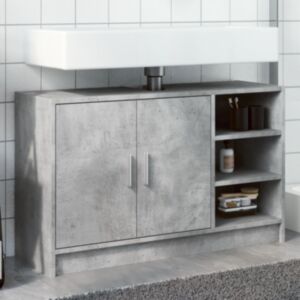 Pood24 valamukapp, betoonhall, 90x29x55 cm tehispuit