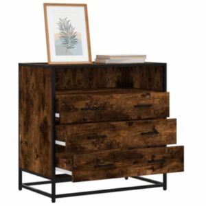 Pood24 Sahtlikapp Suitsutamm 70x41x70 cm Engineered Wood