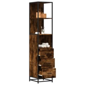Pood24 vannitoakapp suitsutamm 35x37,5x166 cm ehituspuit