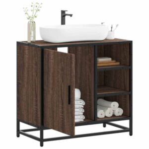 Pood24 vannitoa valamukapp pruun tamm 65x33x60 cm ehituspuit