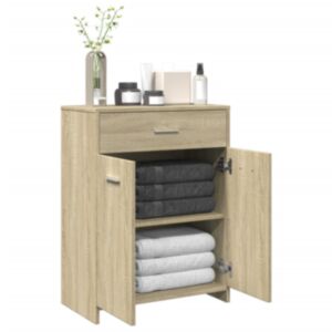 Pood24 vannitoakapp Sonoma tamm 60 x 33 x 80 cm tehispuit