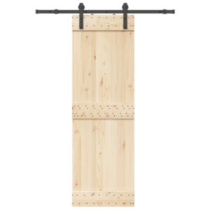 Pood24 liugukse tarvikute komplekt 152 cm terasest, must
