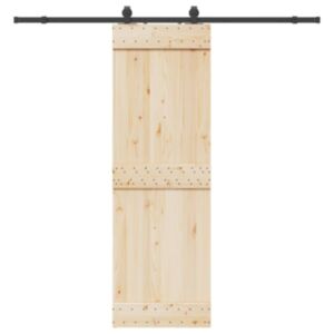 Pood24 liugukse tarvikute komplekt 213 cm terasest, must