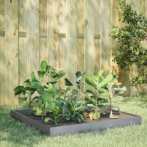 Pood24 taimekast, 100 x 100 x 18,5 cm, tsingitud teras