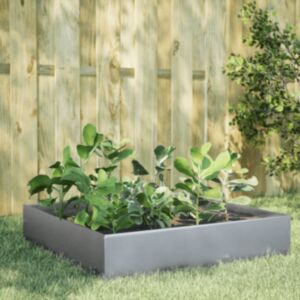 Pood24 taimekast, 100x100x33,5 cm, tsingitud teras