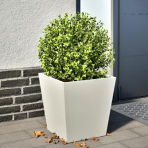 Pood24 aia taimekast, valge, 40x40x40 cm, teras