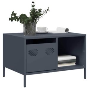 Pood24 diivanilaud antratsiit 68,5x50x43,5 cm külmvaltsitud teras