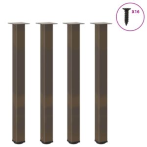 Pood24 baarilauajalad, 4 tk, naturaalne teras, 90-92 cm, teras