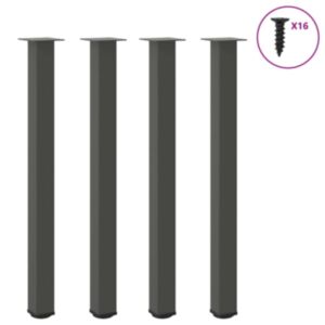 Pood24 baarilauajalad, 4 tk, antratsiithall, 110-112 cm, teras