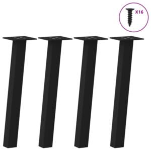 Pood24 kohvilaua jalad, 4 tk, must, 42 cm teras