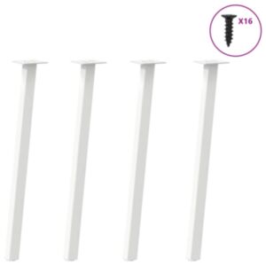 Pood24 konsooli lauajalad, 4 tk, valge, 72 cm, teras