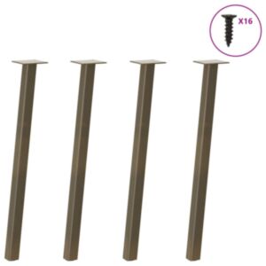 Pood24 konsooli lauajalad, 4 tk, naturaalne teras, 72 cm, teras