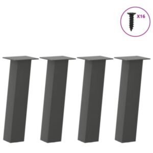 Pood24 kohvilaua jalad, 4 tk, antratsiithall, 30 cm teras
