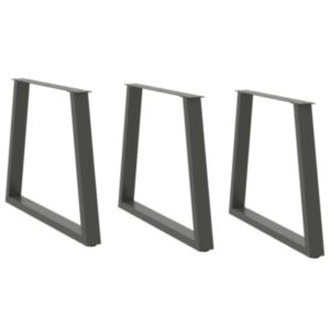 Pood24 Söögilaua jalad V-kujuline 3 tk Antratsiit 80x(72-73,3) cm