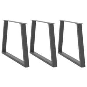 Pood24 Söögilaua jalad V-kujuline 3 tk Antratsiit 100x(72-73,3) cm