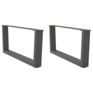 Pood24 Söögilaua jalad V-kujuline 2 tk Antratsiit 70x(30-31,3)cm Teras