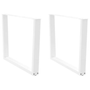 Pood24 söögilaua jalad V-kujulised, 2 tk, valged, 100 x (72–73,3) cm, teras