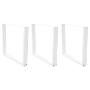 Pood24 söögilaua jalad, V-kujulised, 3 tk, valged, 100 x (72–73,3) cm, teras