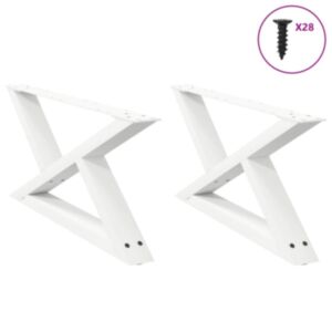Pood24 Diivanilaua jalad 2 tk Valge 70x(30-31,3) cm Teras