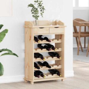 Pood24 Veepudeli Riiul Pruun 90 x 60 x 30 cm Kindel männipuit