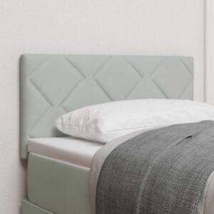 Pood24 LED peaplaat LED -ribatuledega peaga Helehall 80 cm Samet