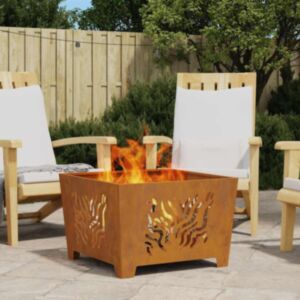 Pood24 Lõkkekoht Pruun 60 x 60 x 40 cm Teras