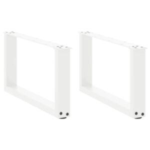 Pood24 kohvilaua jalad U-kujulised, 2 tk, valged, 70 x (30–31) cm, teras