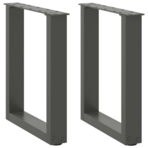 Pood24 kohvilaua jalad U-kujuline 2 tk antratsiit 38x(42-43) cm teras