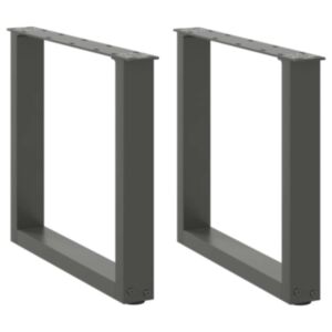 Pood24 kohvilaua jalad U-kujuline 2 tk antratsiit 50x(42-43) cm teras