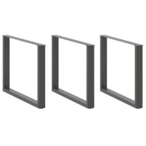 Pood24 söögilaua jalad U-kujulised 3 tk, antratsiithall, 100 x (72-73) cm, teras