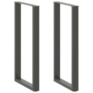 Pood24 kohvilaua jalad U-kujuline 2 tk antratsiit 60x(110-111)cm teras