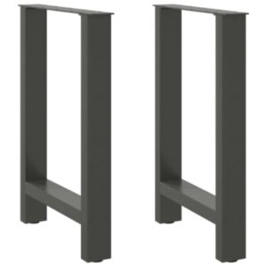 Pood24 söögilaua jalad, antratsiit, 2 tk, 50x(72-73) cm, teras