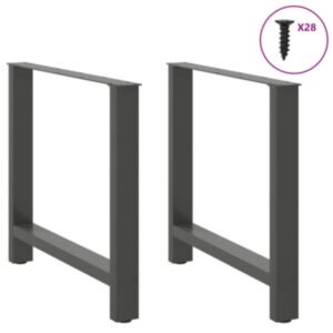 Pood24 söögilaua jalad, antratsiit, 2 tk, 70x(72-73) cm, teras
