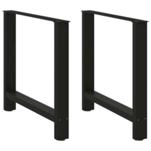 Pood24 söögilaua jalad, must, 2 tk, 80x(72-73) cm, teras