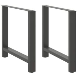 Pood24 söögilaua jalad, antratsiit, 2 tk, 80x(72-73) cm, teras