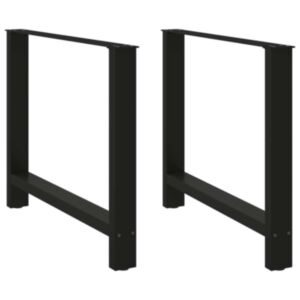 Pood24 söögilaua jalad, must, 2 tk, 100x(72-73) cm, teras