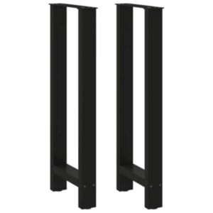 Pood24 baarilaua jalad, must, 2 tk, 50x(100-101) cm, teras