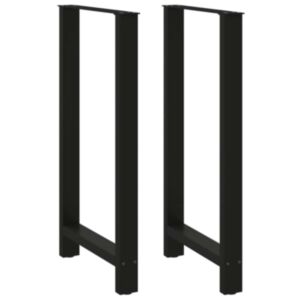 Pood24 baarilaua jalad, must, 2 tk, 60x(110-111) cm, teras