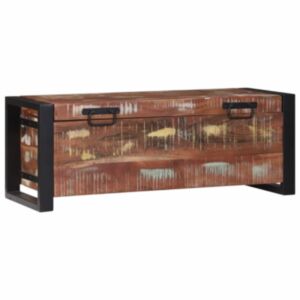 Pood24 Hoiukastid ladustamisega Pruun 80 x 30 x 30 cm Taastatud puit