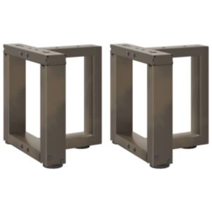 Pood24 diivanilaua jalad, T-kujulised, 2 tk, 30x25x(30-31) cm, teras