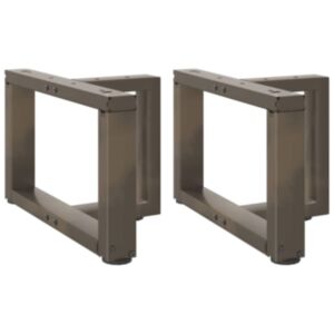 Pood24 diivanilaua jalad, T-kujulised, 2 tk, 40x25x(30-31) cm, teras